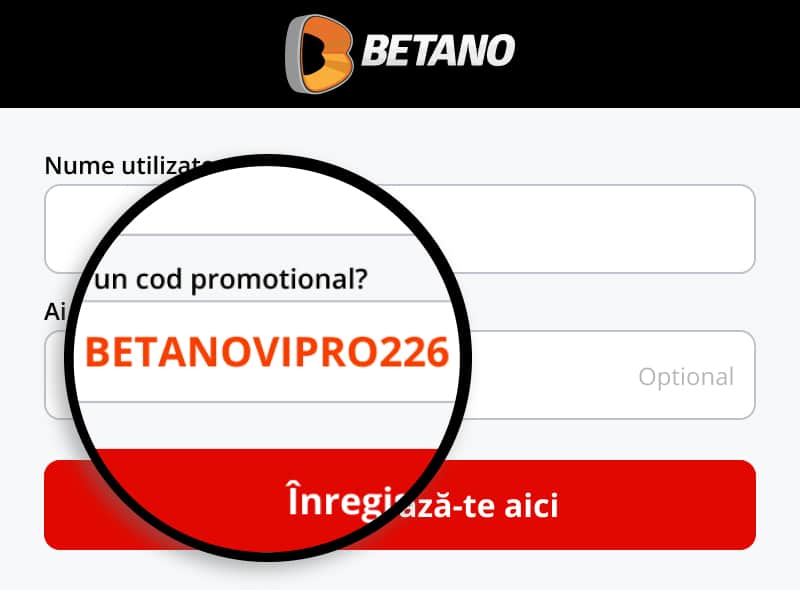 cod promotional betano: BETANOVIPRO226